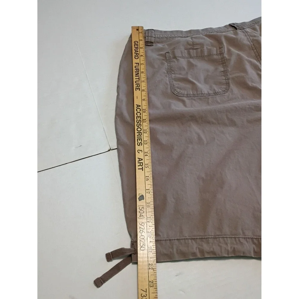 Women's St. John's Bay Casual Shorts Brown Size 18W Cotton and Spandex